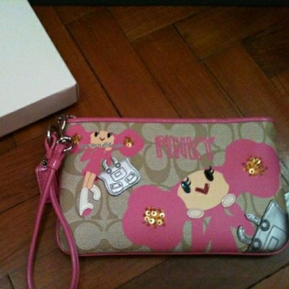 Coach Handbags - RARE...Coach Poppy Pinky Wristlet